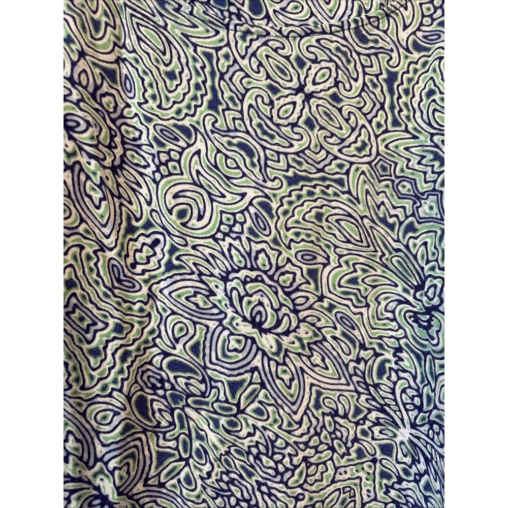LIZ CLAIBORNE Blue Green Women's Short Sleeve Blouse Shirt XL - Picture 2 of 6